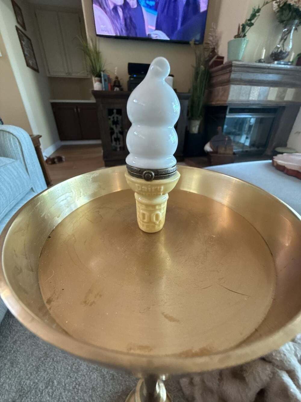 PHB Collection Dairy Queen Ice Cream Cone Trinket Box